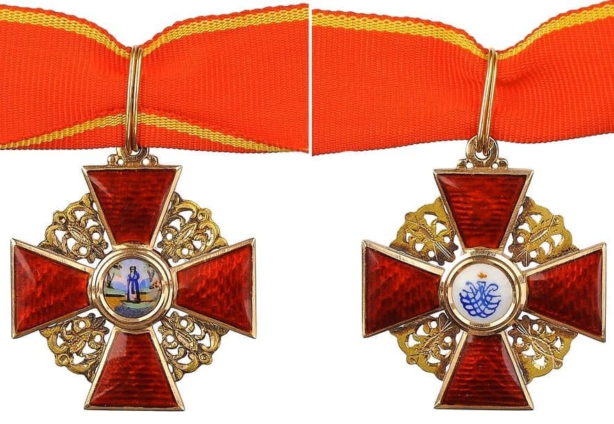 Знак ордена Св. Анны 3 ст. мастерская Альберта Кейбеля.jpg