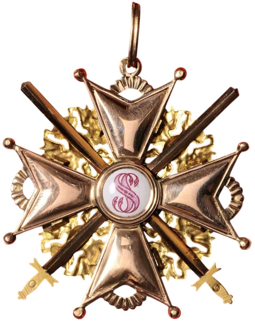 Знак Ордена Св. Станислава 1-й степени с  мечами.jpeg