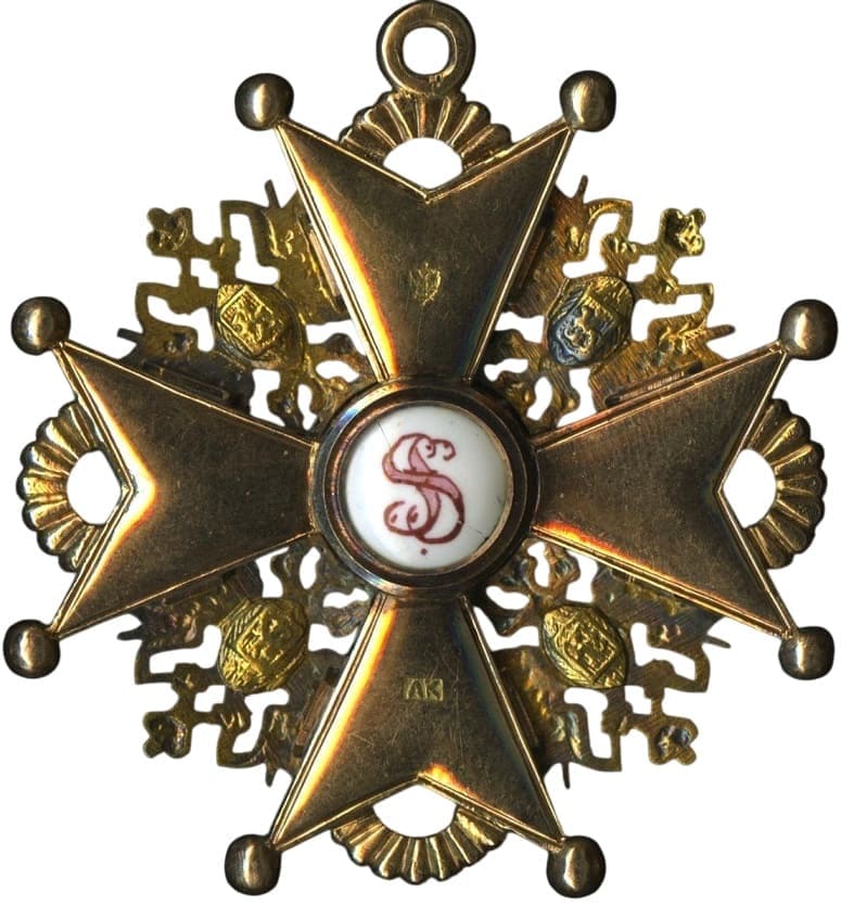 Знак ордена Св. Станислава II ст.  AK.jpg