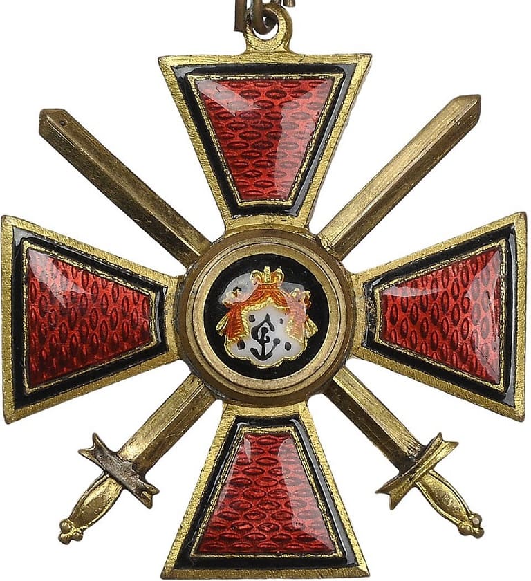 Знак Ордена Св. Владимира 3-й степени с мечами фирма  Эдуард.jpg