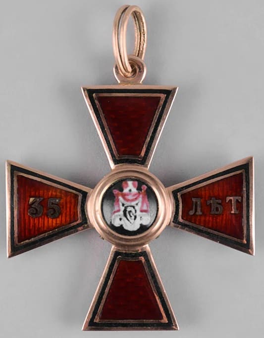 Знак ордена Св. Владимира 4-й степени Мастерская Ю. Кейбеля.jpg
