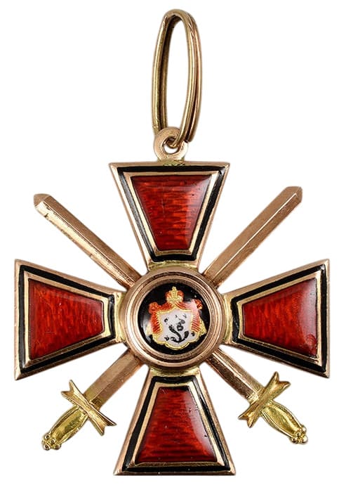 Знак ордена Св. Владимира 4-й степени с мечами ВД.jpg