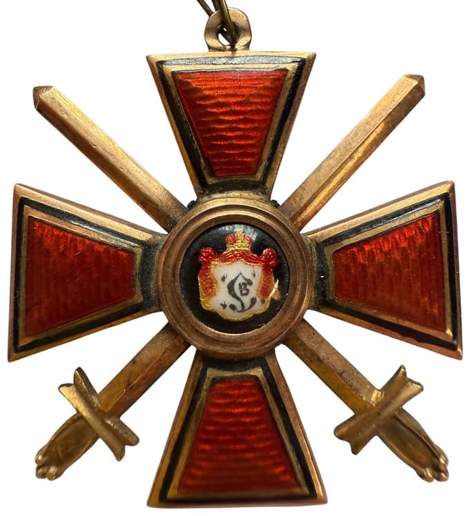 Знак ордена Св. Владимира IV степени с мечами ВД.jpg