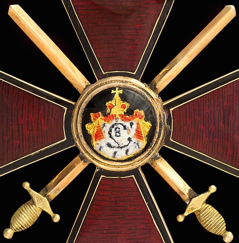 Знак ордена Святого  равноапостольного князя Владимира 2-й степени с мечами.jpg