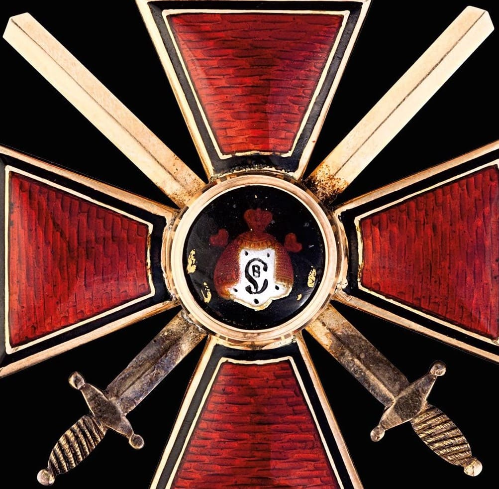 Знак ордена Святого равноапостольного князя Владимира  3-й степени с мечами ИК.jpg