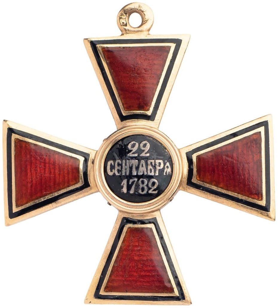 Знак ордена Святого  равноапостольного князя Владимира 4-й степени IK.jpg