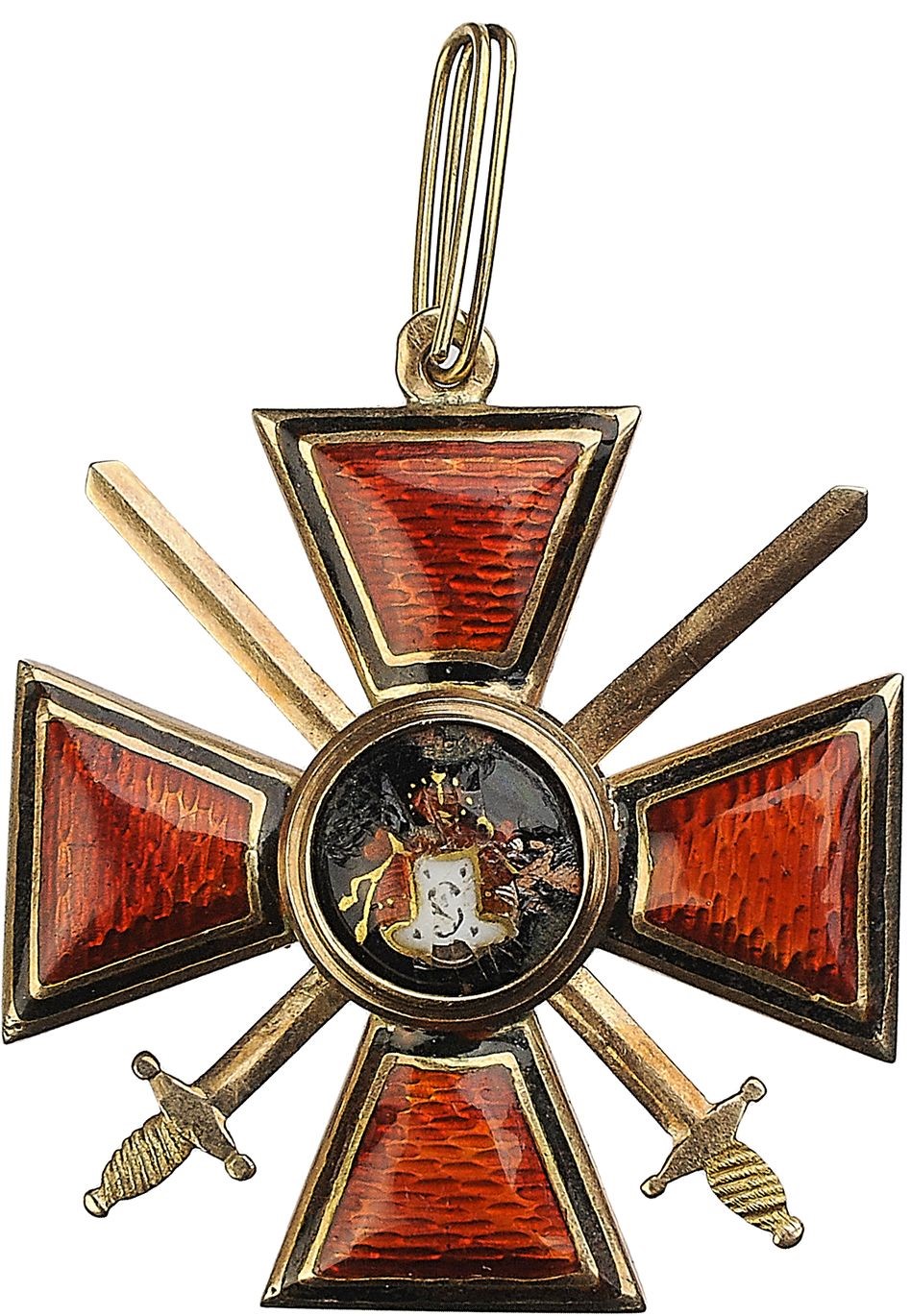 Знак ордена Святого равноапостольного князя Владимира 4-й степени с мечами  ИК.jpg