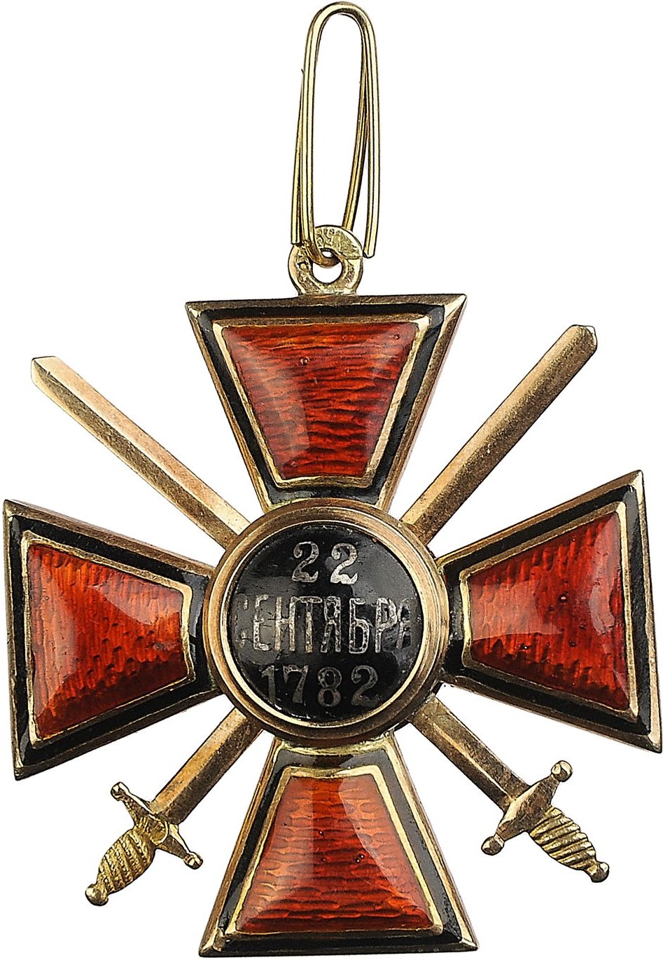Знак ордена  Святого равноапостольного князя Владимира 4-й степени с мечами  ИК.jpg