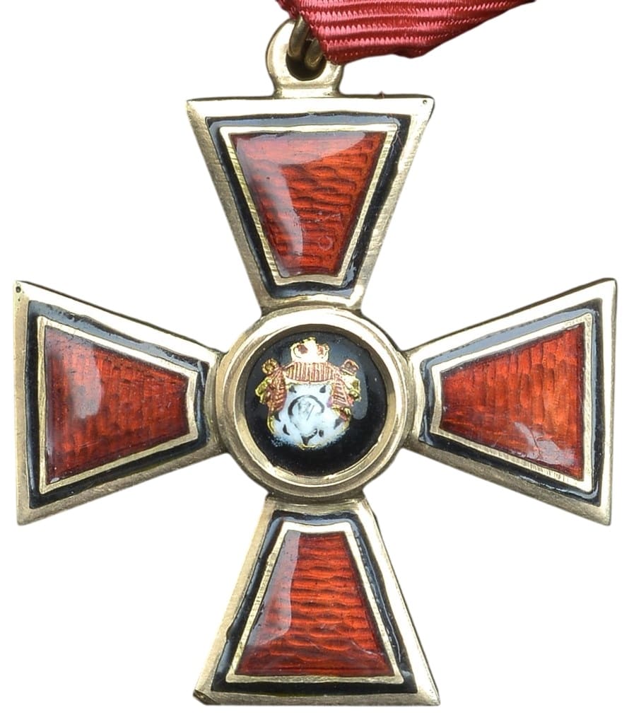 Знак ордена святого  равноапостольного князя Владимира IV ст. AK.jpg