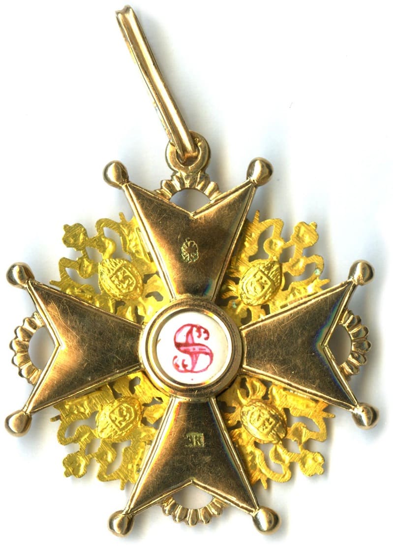 Знак ордена Святого Станислава 2-й степени  АК 1899.jpg