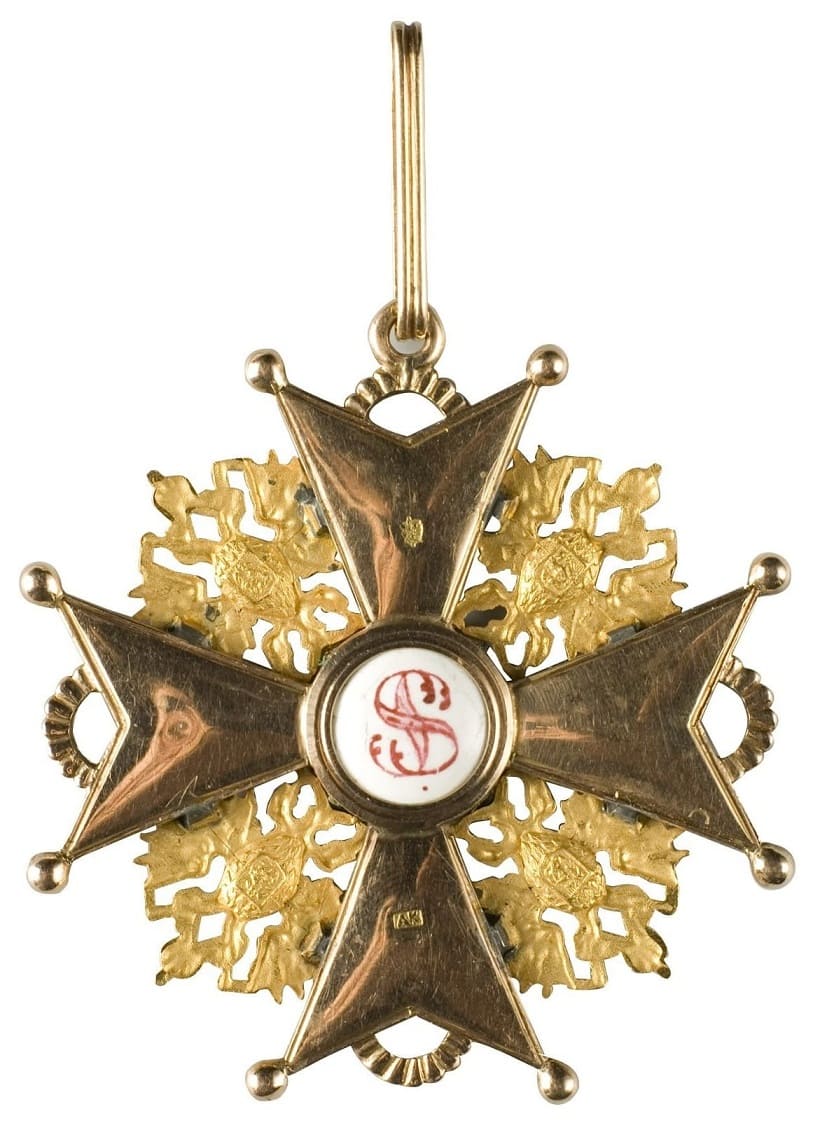 Знак ордена  Святого Станислава 2-й степени.jpg