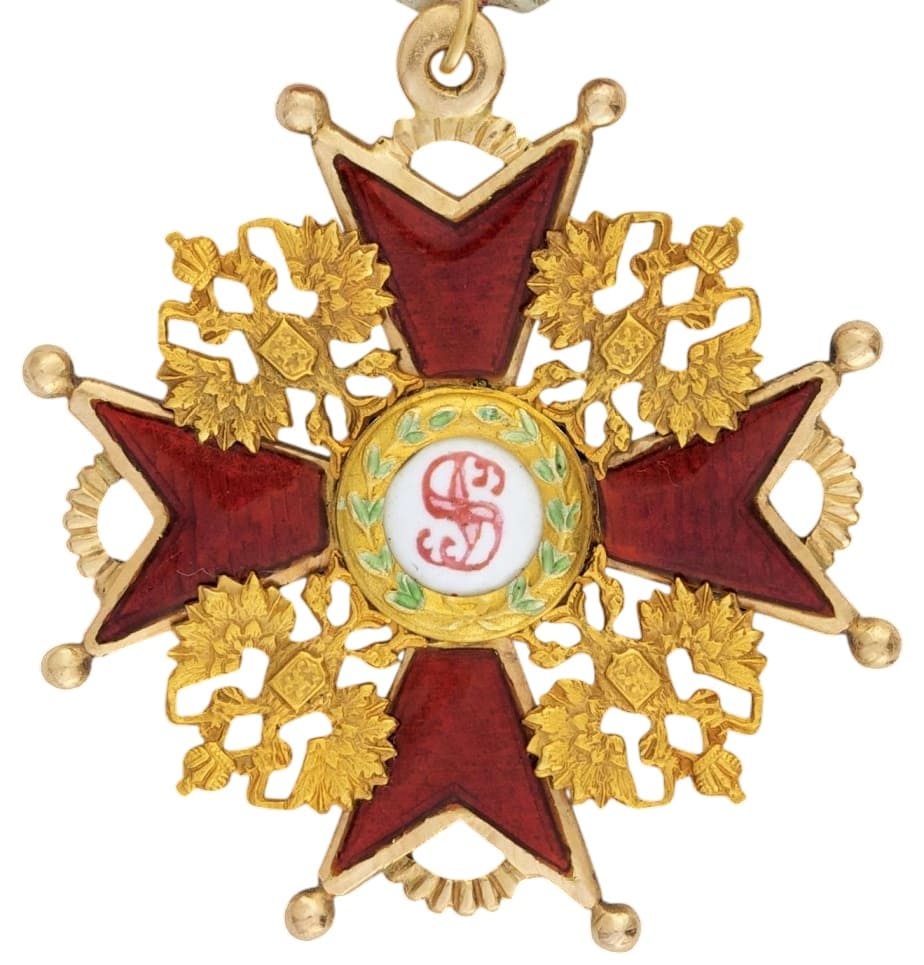 Знак ордена Святого Станислава 3-й степени АК .jpg