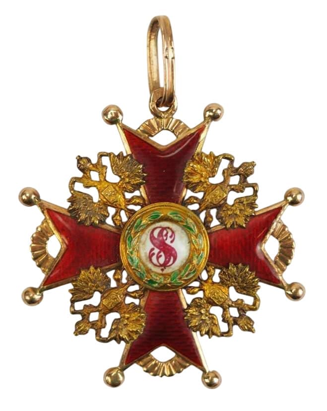 Знак ордена  Святого Станислава 3-й степени Эдуард.jpg