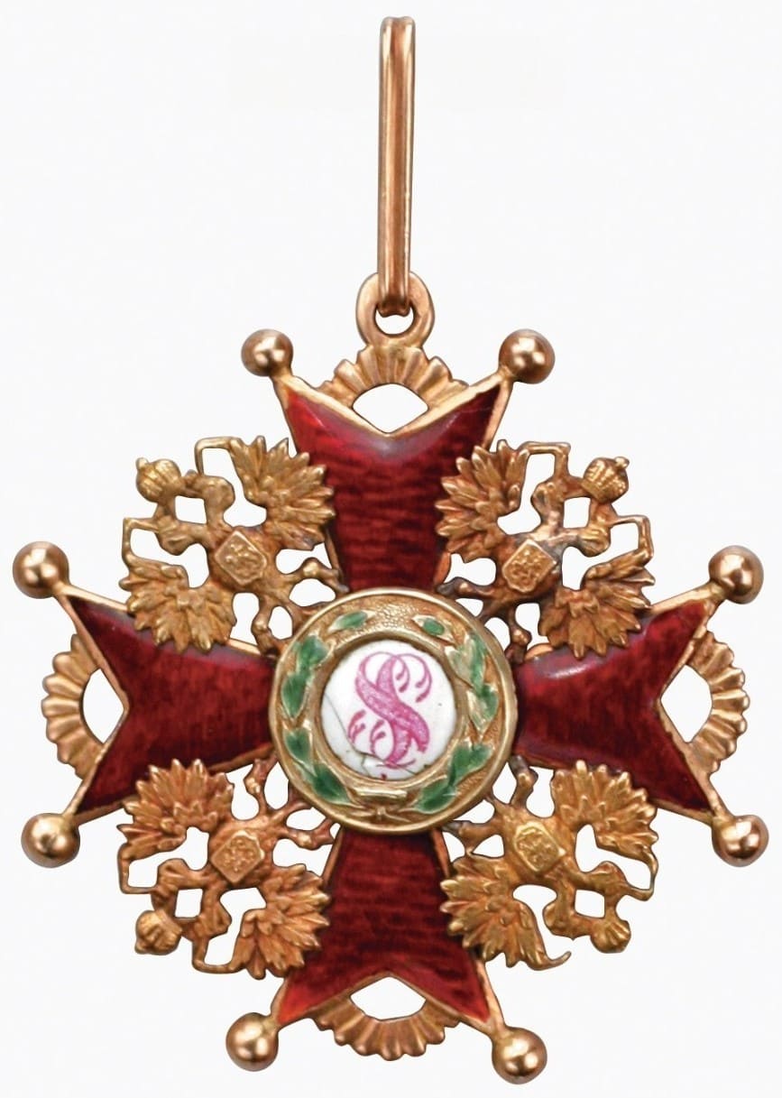 Знак ордена Святого Станислава 3-й степени И.Л.jpeg