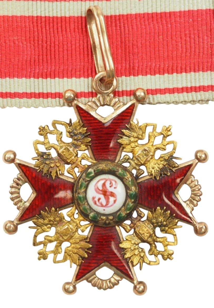 Знак ордена Святого Станислава  3-й степени IK.jpg