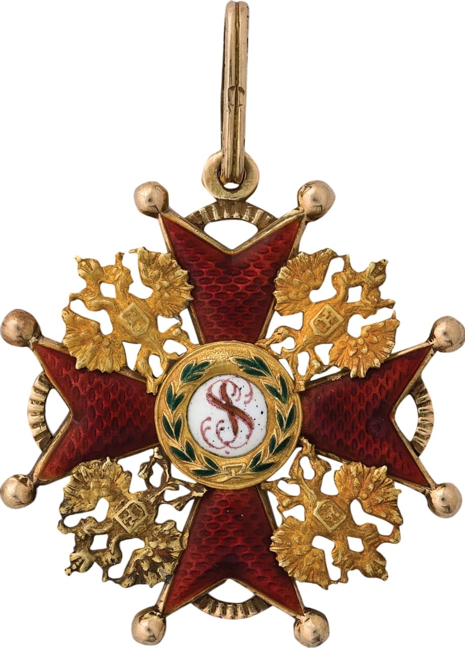 Знак ордена Святого  Станислава III степени Дмитрий Осипов.jpg