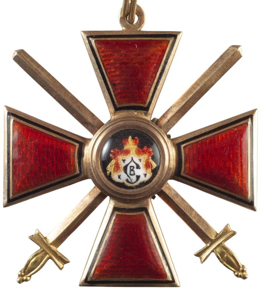 Знак ордена Святого Владимира 3-й степени с мечами ВД.jpg
