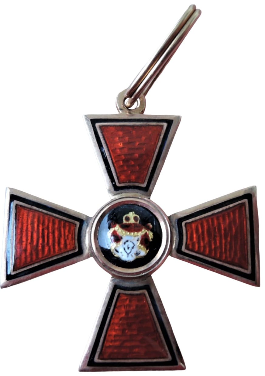 Знак ордена Святого Владимира 4-й степени Альберта Кейбеля.jpg
