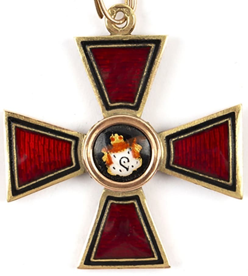 Знак Ордена  Святого  Владимира 4 степени мастерской Юлиуса Кейбеля.jpg