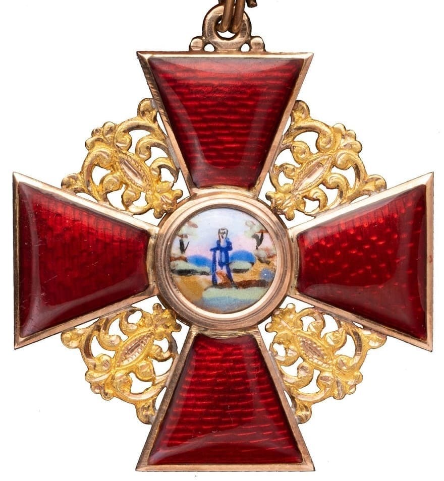 знак ордена Святой Анны 1-й степени  АК.jpg