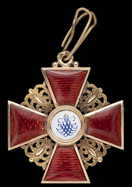 Знак ордена Святой Анны 3-й степени  1870.jpg