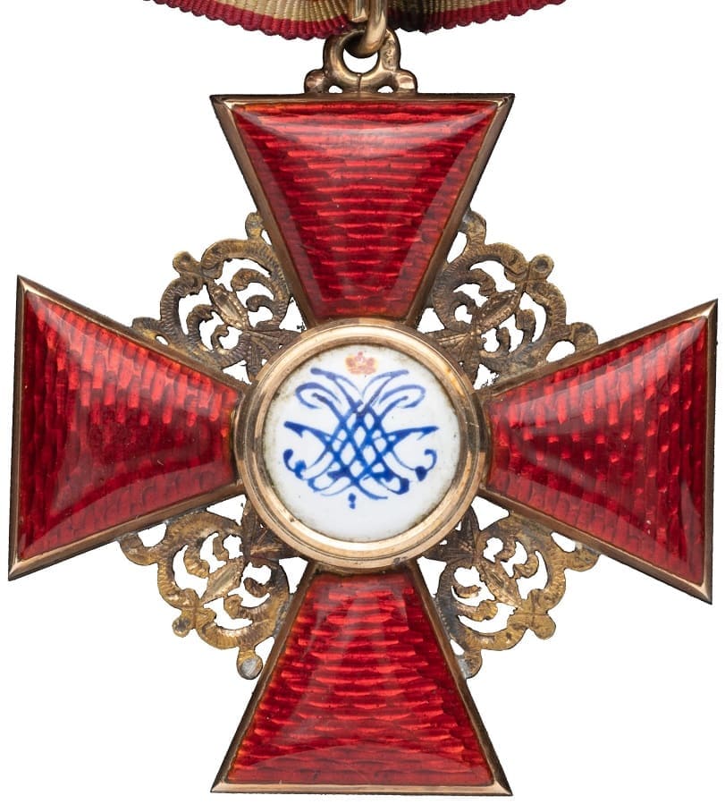 Знак ордена Святой Анны 3-й степени  Никольс  и Плинке.jpg