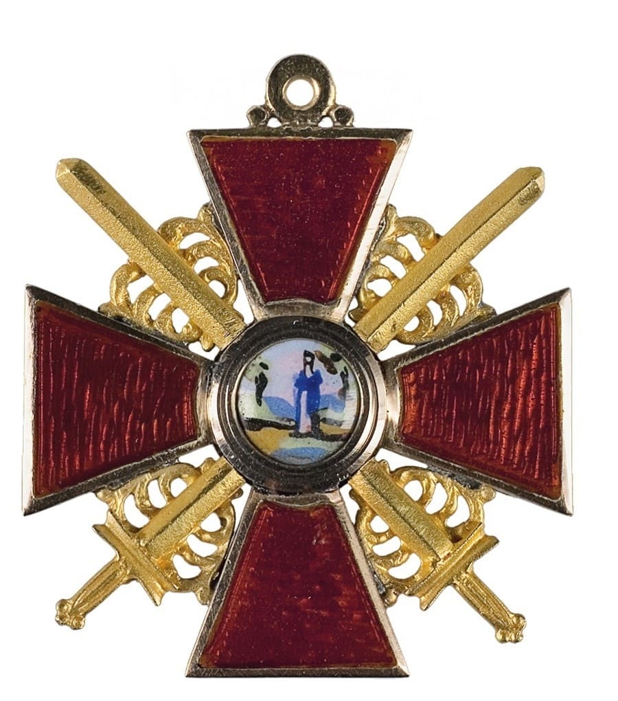 Знак ордена Святой Анны 3-й степени с мечами.jpeg