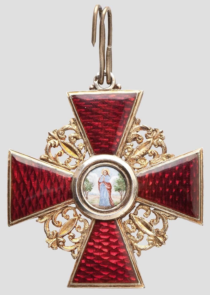 Знак ордена Святой Анны I степени   французского производства.jpg