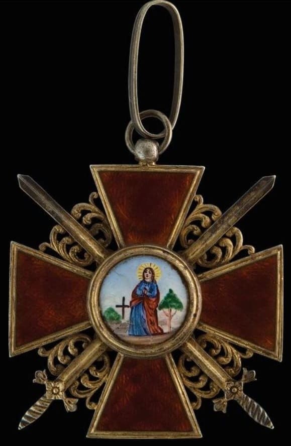 Знак ордена Святой Анны I степени с мечами Kretly.jpg