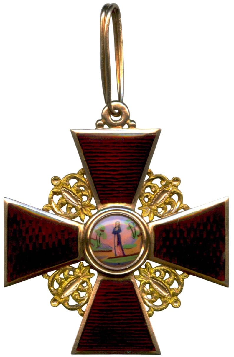 Знак ордены Святой Анны 2-й степени  мастерская Юлиуса Кейбеля.jpg