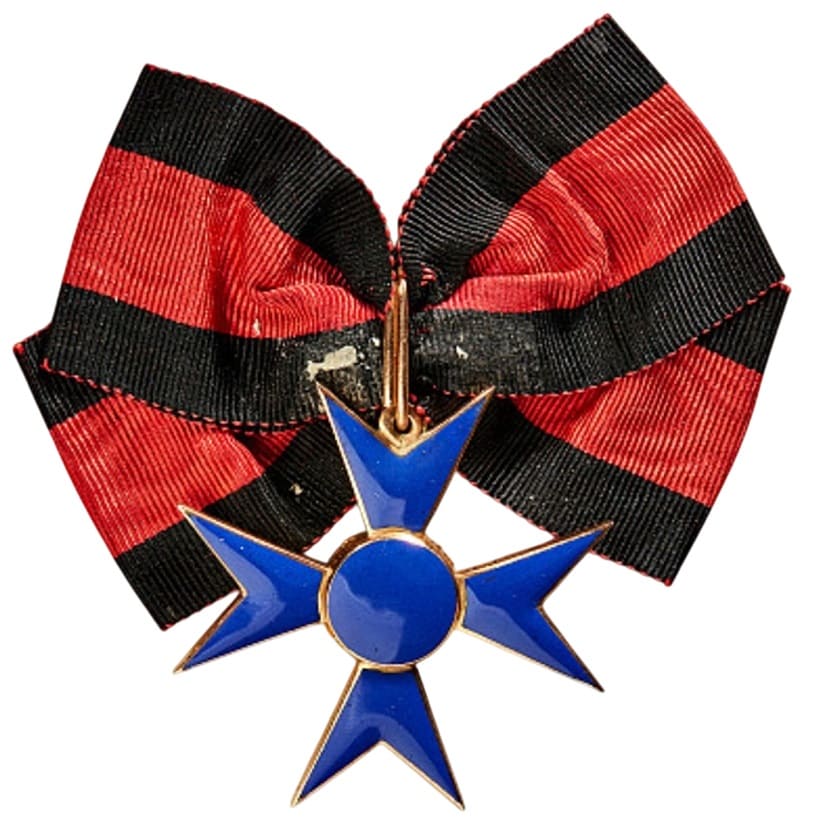 Знак отличия за XXV лет беспорочной службы в Ведомстве учреждений императрицы Марии  AK.jpg